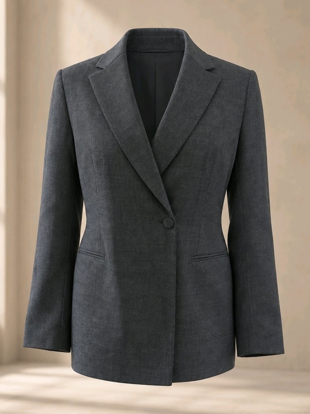 H&M NWT Women's Black Single-Button Blazer Jacket